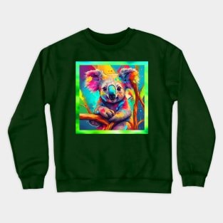 rainbow baby koala Crewneck Sweatshirt